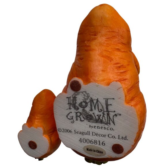 Enesco Home Grown Orange Carrot Mom Bunny Baby Rabbit Vegetable Easter 4006816 - Picture 9 of 11